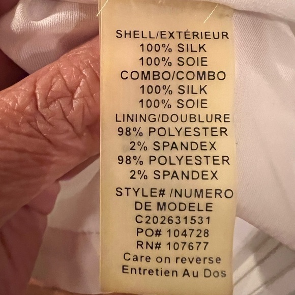 ALICE + OLIVIA black and white stripped sequined mini dress. Size 10 - Picture 10 of 11